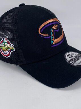 MLB Arizona Diamondbacks 2001 World Series Trucker Hat Cap Snapback New Era